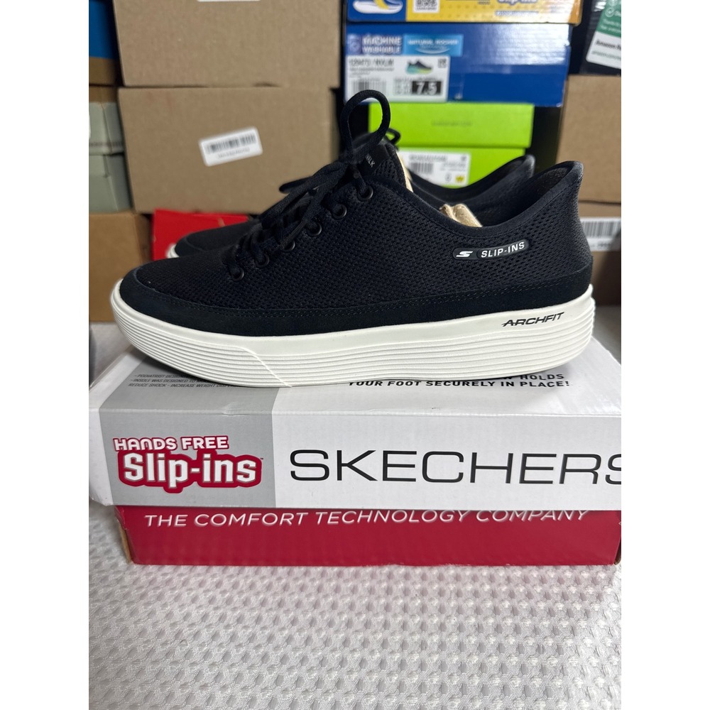 Skechers Walking Shoes Womens 6.5 GO WALK Commuter-Kaylin Black 126091 NIB